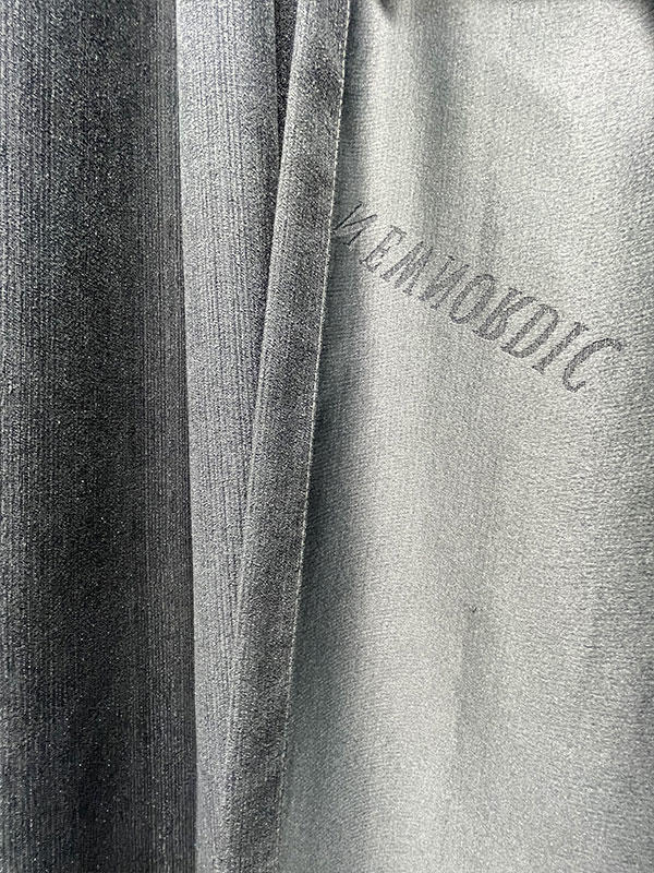 Romántico-Textura de algodón y lino granulada-Fibra de poliéster de alta precisión Retro ligero tela de cortina de lujo
